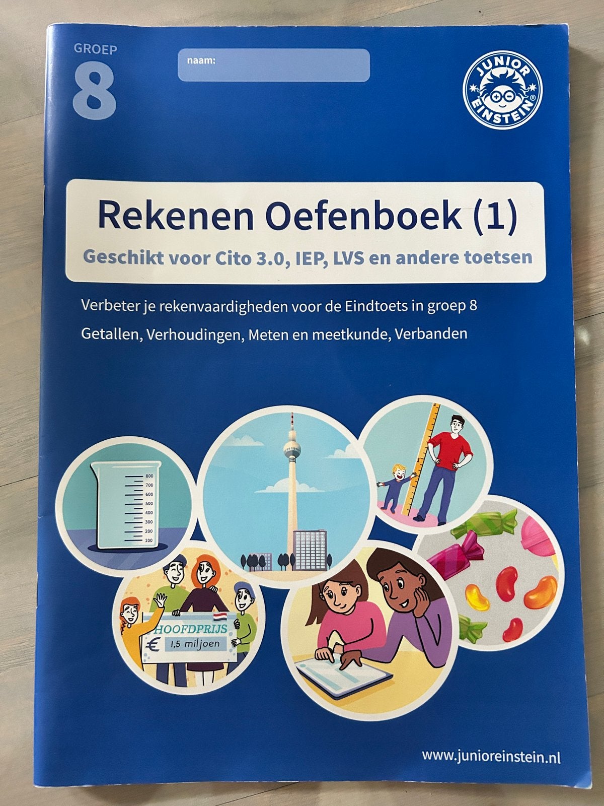 Junior Einstein Rekenen Oefenboek (1) Groep 8 - als nieuw, Boeken, Schoolboeken, Ophalen of Verzenden, Zo goed als nieuw, Overige niveaus