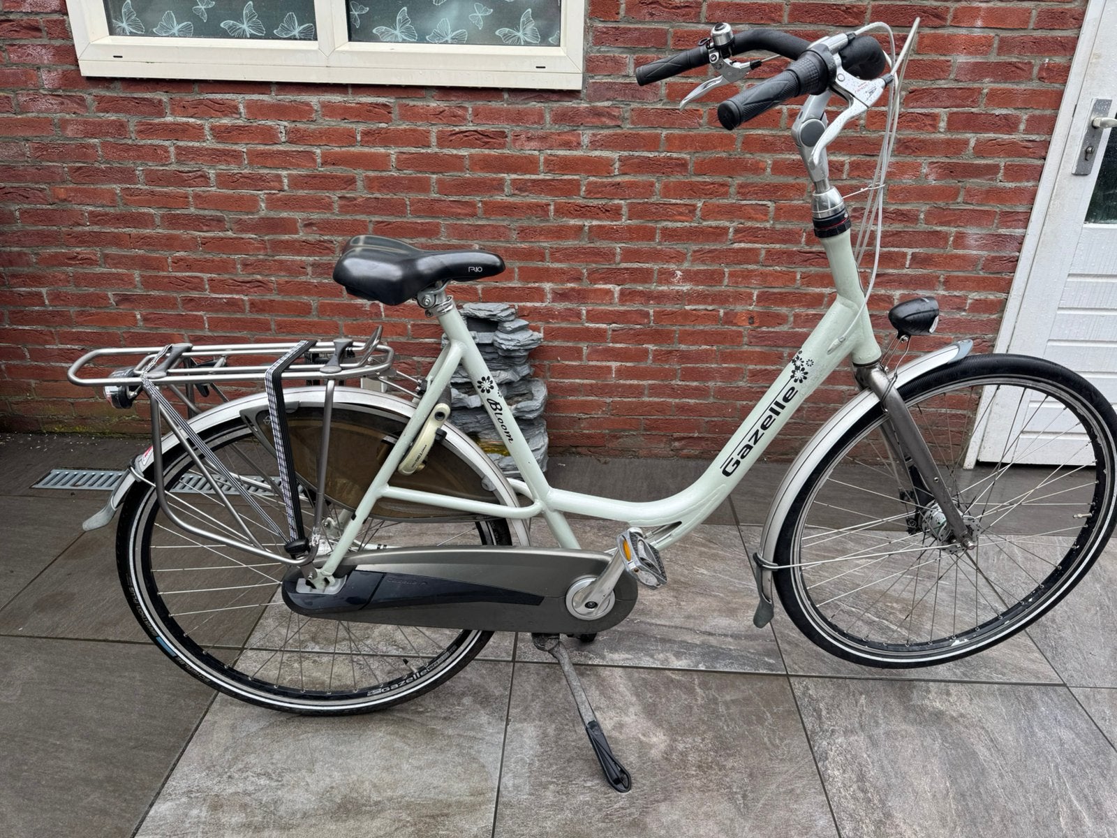 Gazelle bloom  moederfiets, Fietsen en Brommers, Fietsen | Dames | Moederfietsen, 2 zitjes, Versnellingen, Zo goed als nieuw, Gazelle