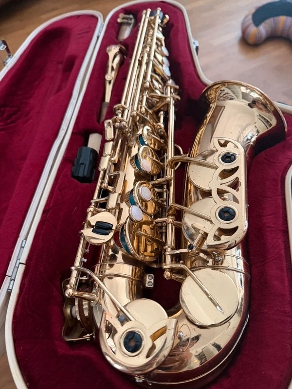 Yanagisawa A-500 altsaxofoon 1985 – incl. Selmer koffer, Muziek en Instrumenten, Blaasinstrumenten | Saxofoons, Gebruikt, Alt
