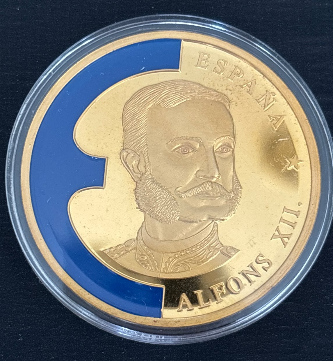 Gouden munt Alfons XII Europa 1998 met certificaat, Postzegels en Munten, Spanje, Losse munt, Goud, Overige waardes