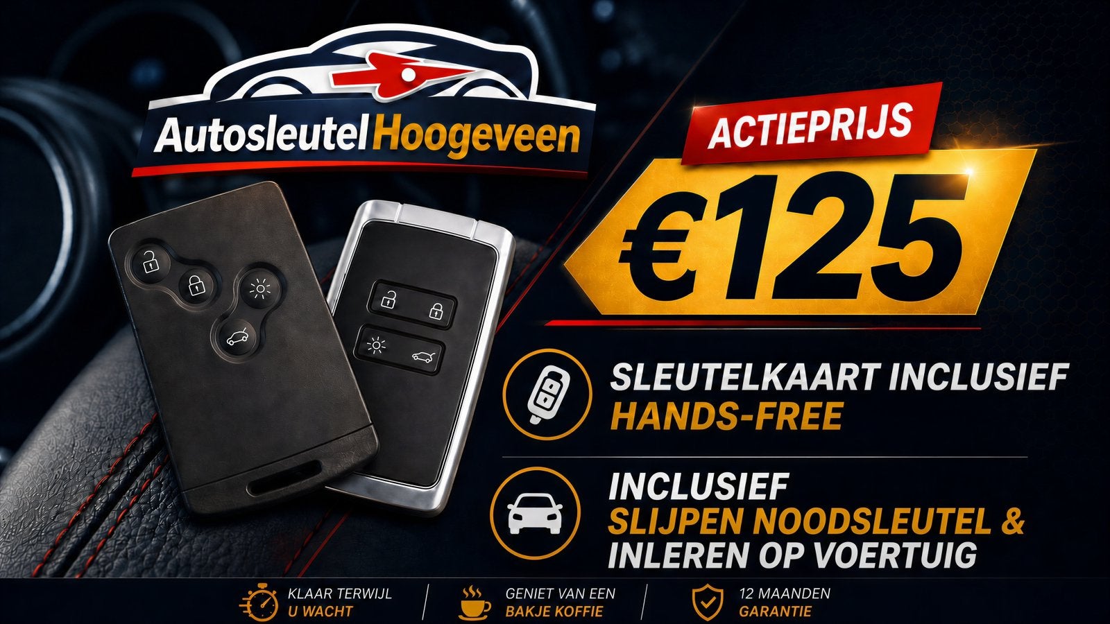 Renault Sleutelkaart Bijmaken - Klaar terwijl u wacht