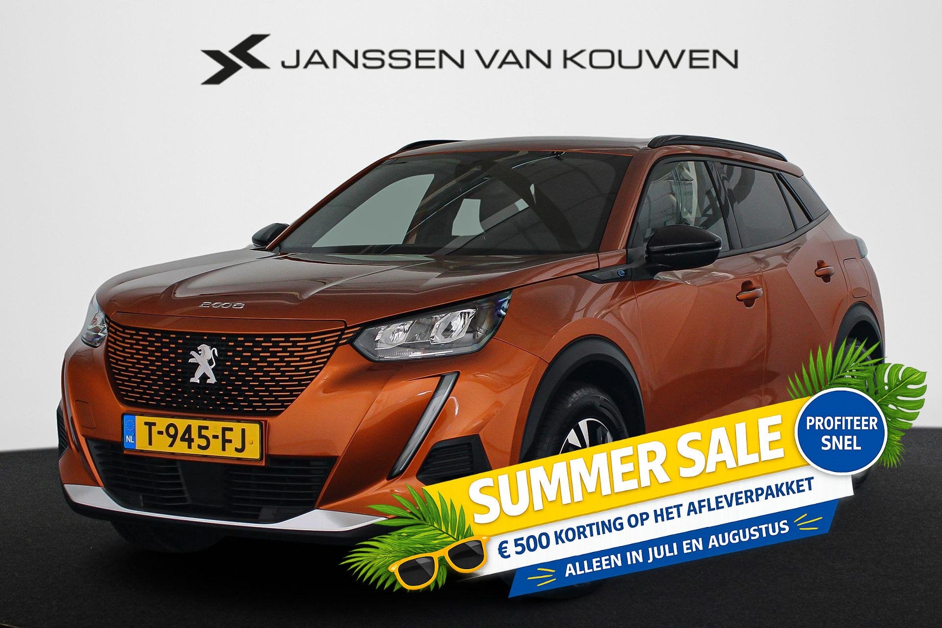 Peugeot e-2008 EV Allure 50 kWh SOH 100% Apple CarPlay Keyle, 330 km, 136 pk, Zwart, Overige kleuren