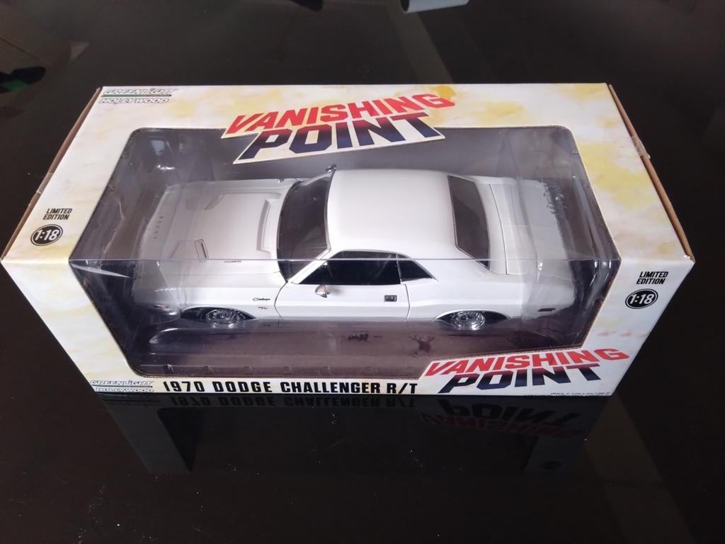 Greenlight 1970 Dodge Challenger R/T Vanishing Point 1:18, Ophalen of Verzenden