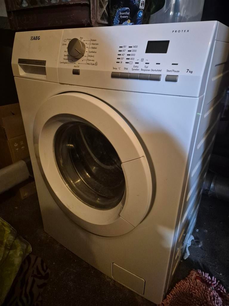 Wasmachine aeg 7 kilo, Gebruikt, Minder dan 85 cm, Ophalen of Verzenden, 1200 tot 1600 toeren