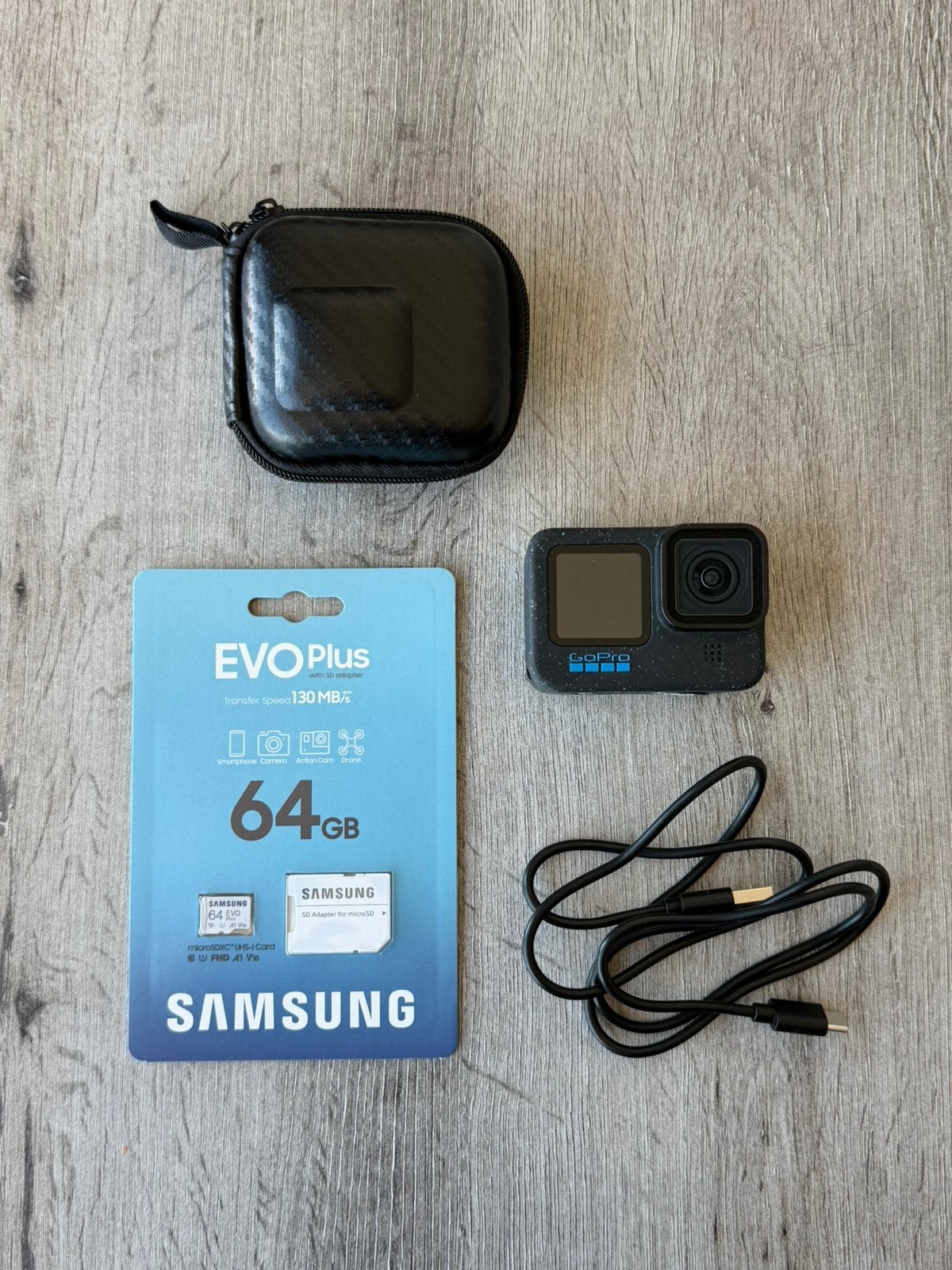 GoPro Hero 12 Black + 64GB SD + batterij - Veel extra's!, Gopro, Ophalen of Verzenden, GoPro, Privacy@gopro.com