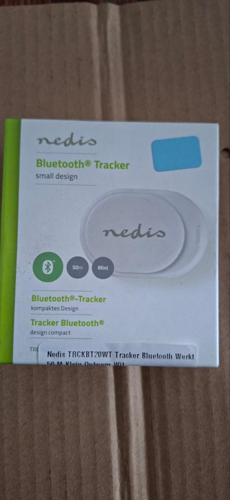 Nedis Bluetooth Tracker - Compact en Wit, Ophalen of Verzenden, Nieuw, Wit, Nedis