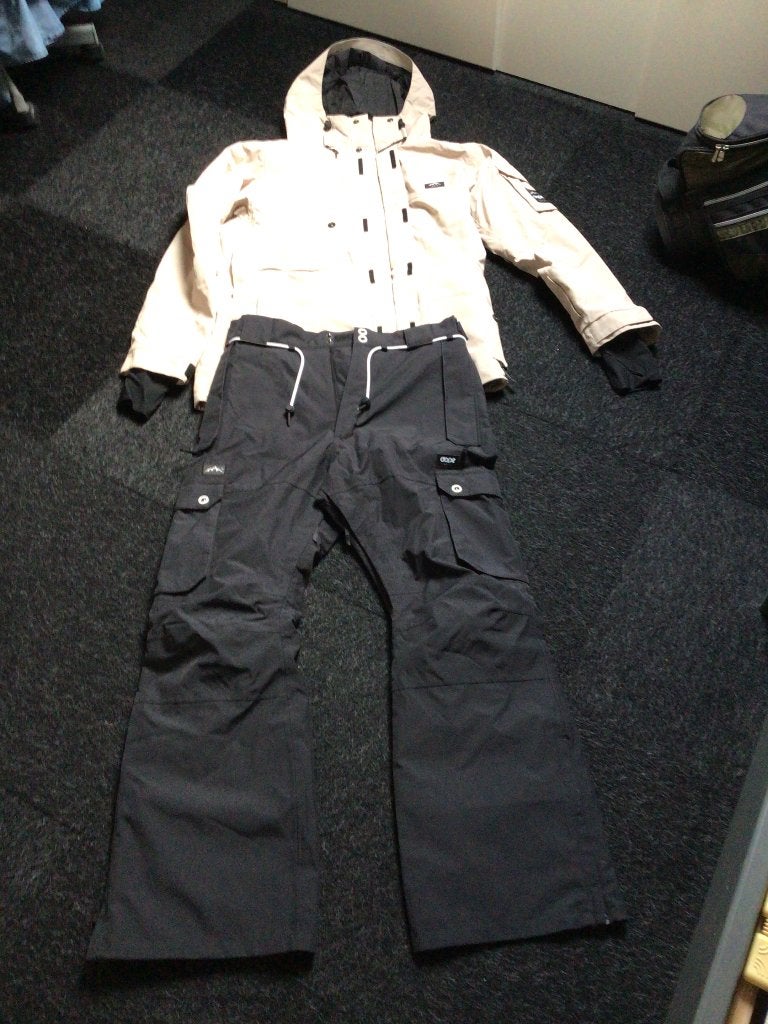 Skikleding heren ( jas en broek ), Ophalen, Zo goed als nieuw, Maat 52/54 (L), Pak