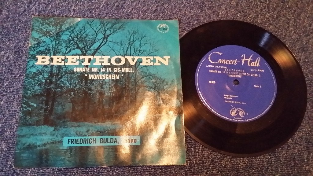 EP Beethoven - Mondschein, Cd's en Dvd's, Gebruikt, Verzenden, Romantiek, EP