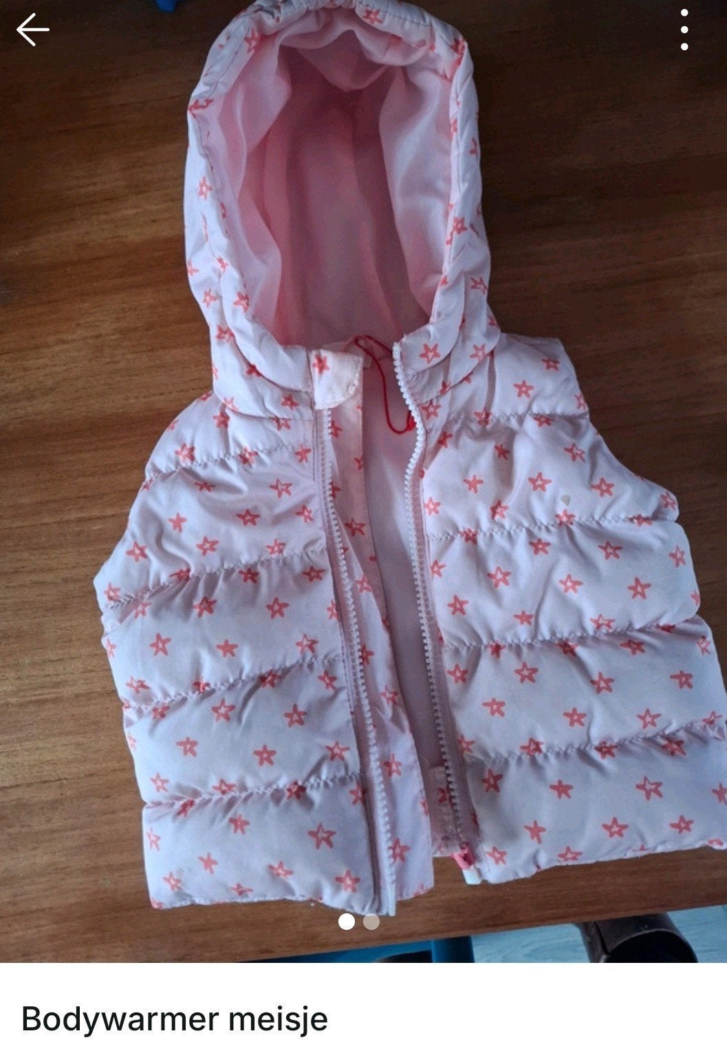 bodywarmer meisje, Kinderen en Baby's, Ophalen of Verzenden, Zo goed als nieuw, Meisje, Jasje