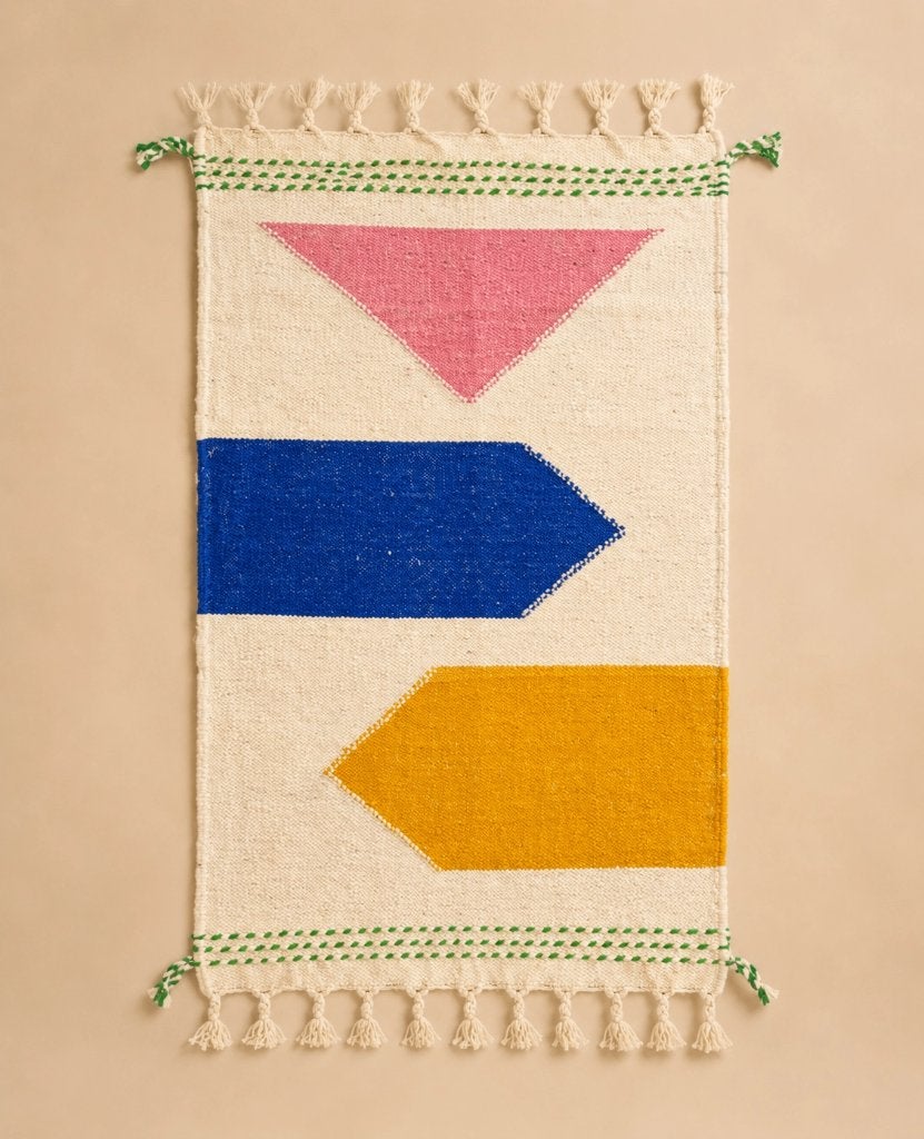 Marokkaanse handgewoven tapijt kleurrijk, 100 tot 150 cm, Nieuw, Ophalen of Verzenden, 150 tot 200 cm