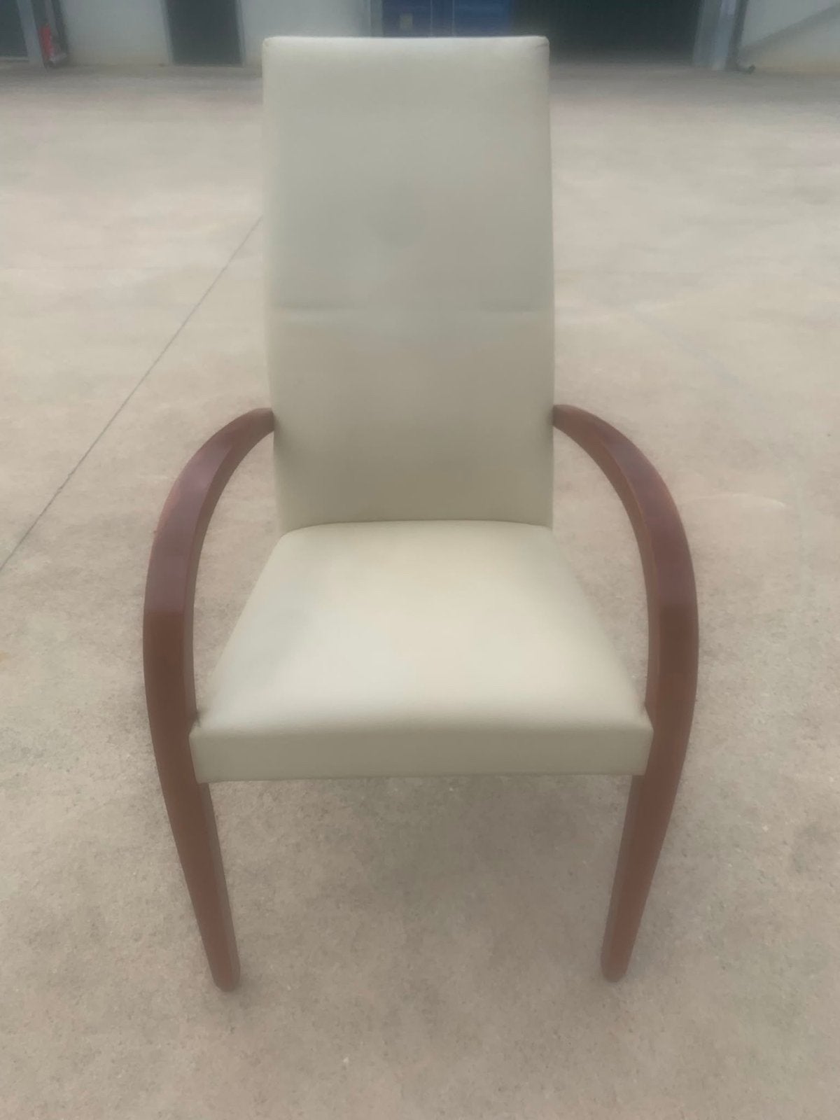 6 mooie eetkamerstoelen, Ophalen, Bruin, Leer, Zo goed als nieuw