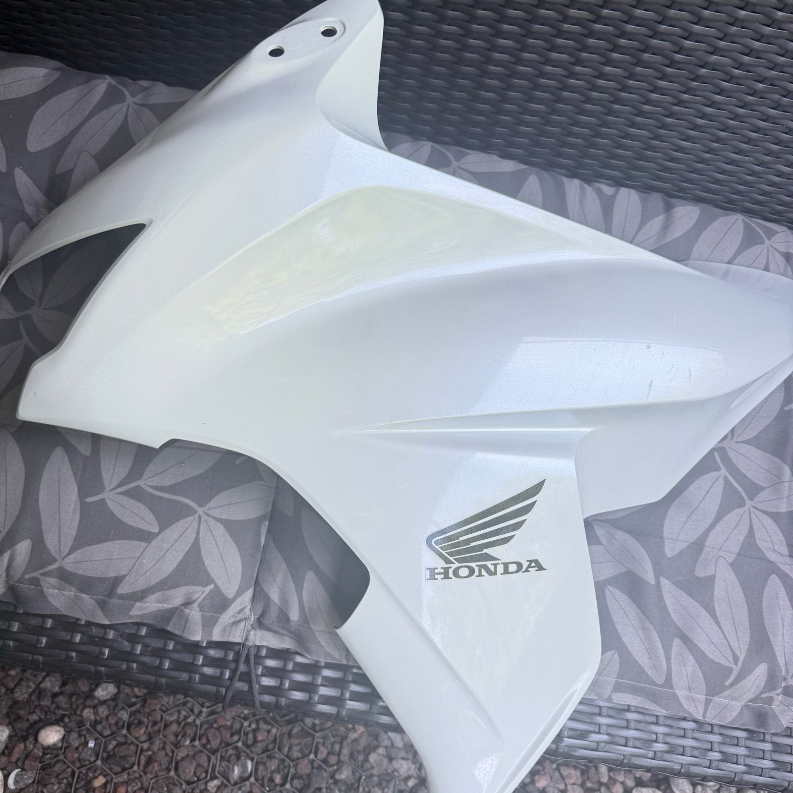 Honda CBF 1000 F 2010, linkerkap, pearl white, lichte schade, Ophalen of Verzenden, Gebruikt