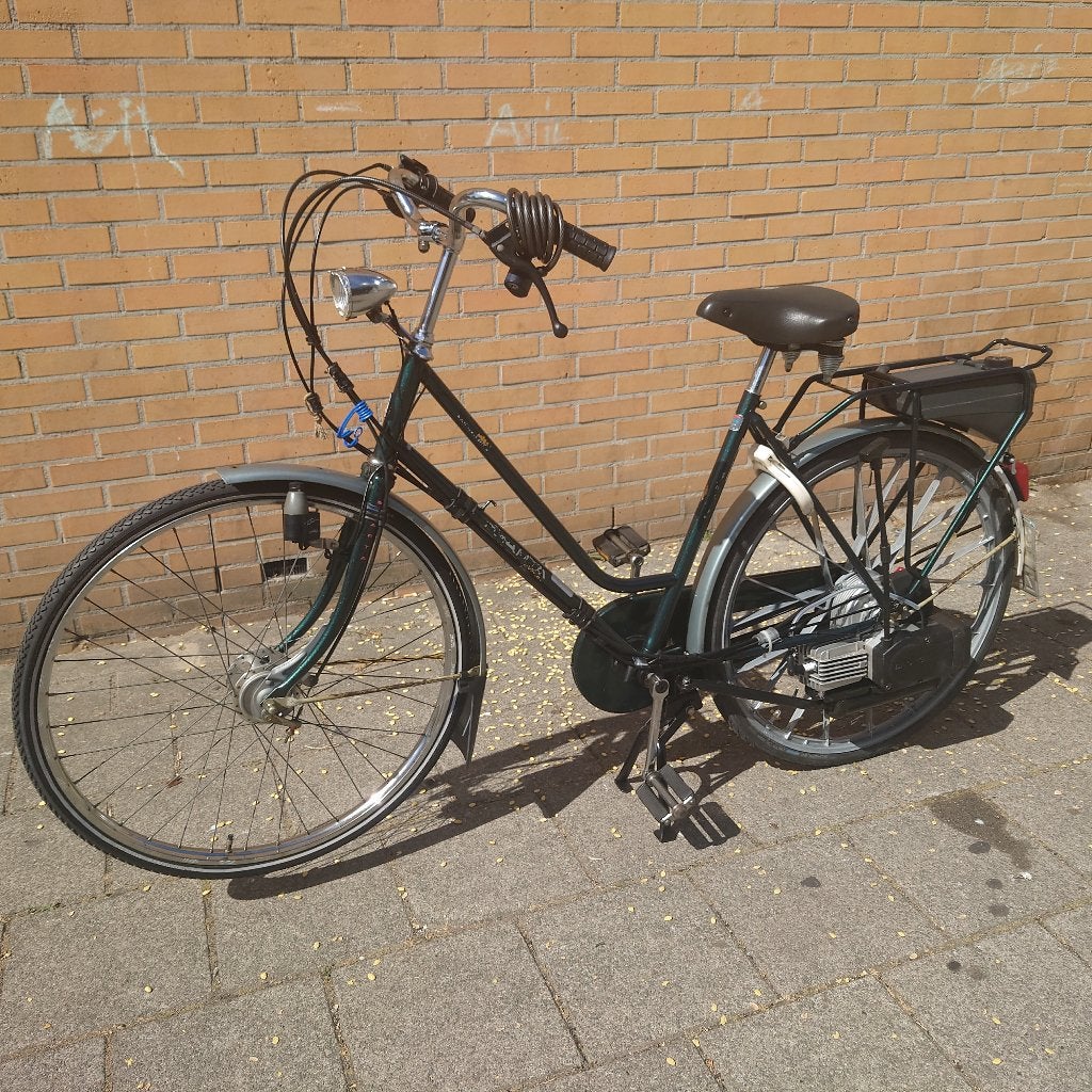 Ijzeren fiets met hulp motor Spartamet Saxonette, Ophalen, Tweetakt, Gebruikt, Spartamet