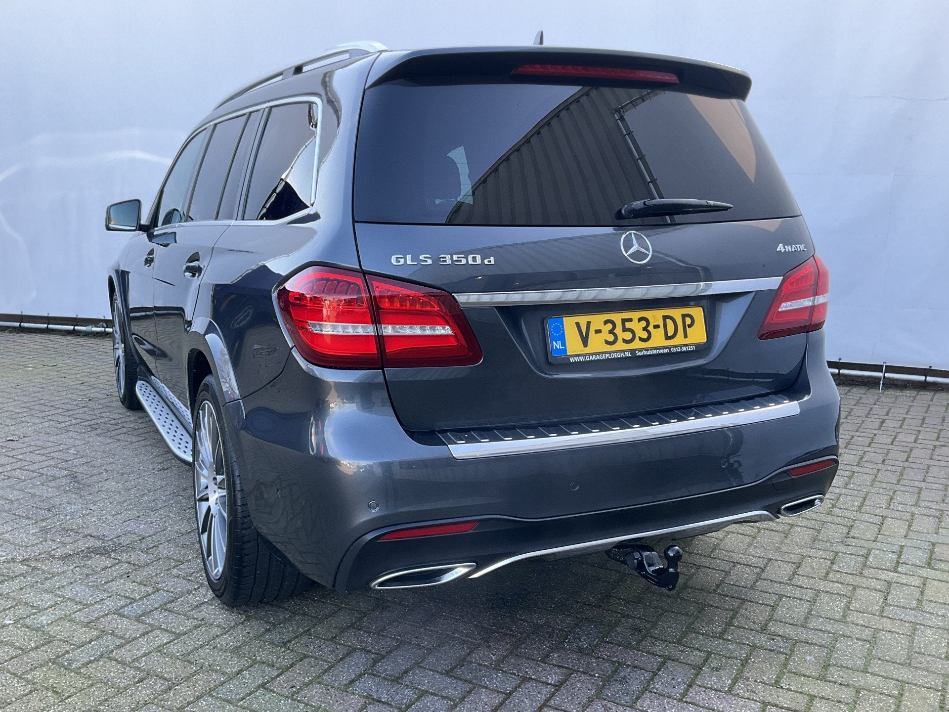 Mercedes-Benz GLS 350 D 4MATIC AMG Grijs kenteken Marge Vol, Gebruikt, Euro 6, 258 pk, 7 stoelen