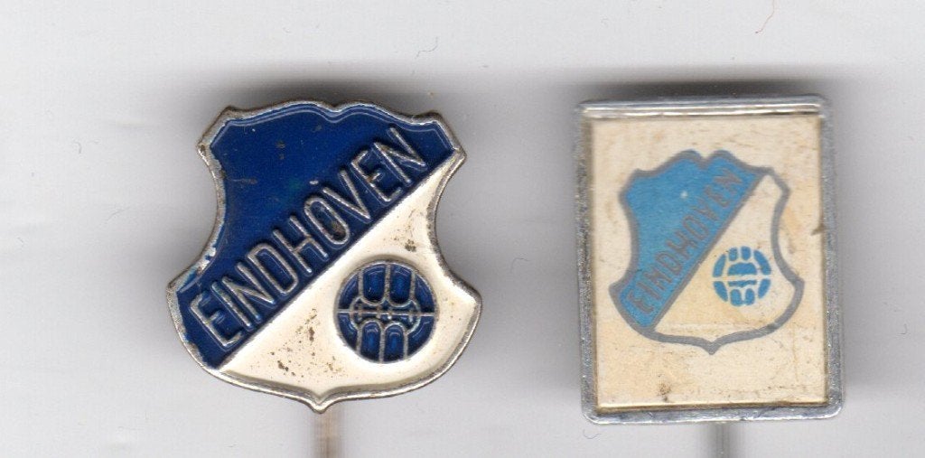 2 speldjes VOETBAL VERENIGING EINDHOVEN (A7), Ophalen of Verzenden, Gebruikt, Overige onderwerpen