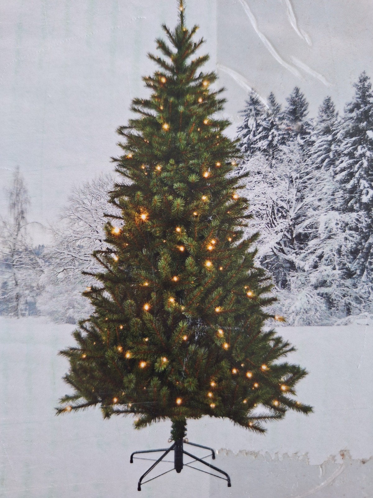 Nieuwe Black Box Trees Kingston Green LED kerstboom 215 cm, Ophalen, Nieuw