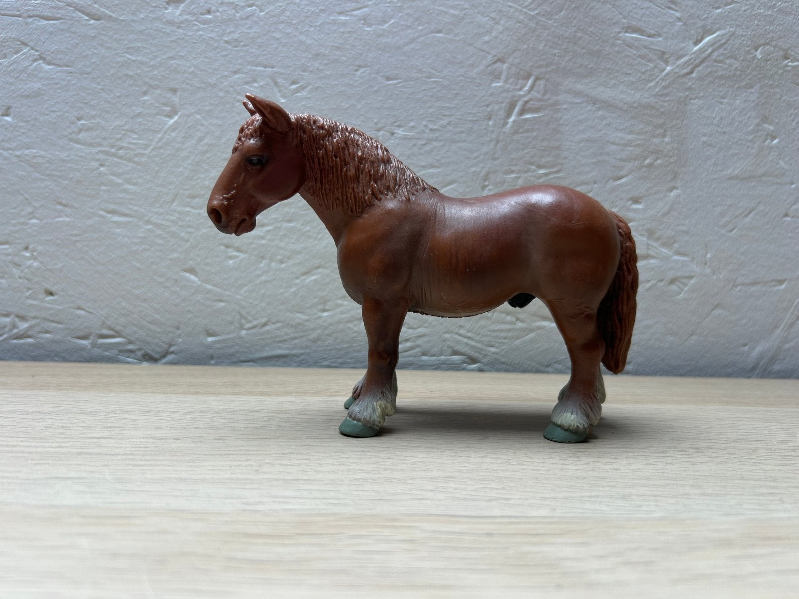 Schleich trekpaard, Ophalen of Verzenden, Zo goed als nieuw, Paard, Beeldje of Figuurtje
