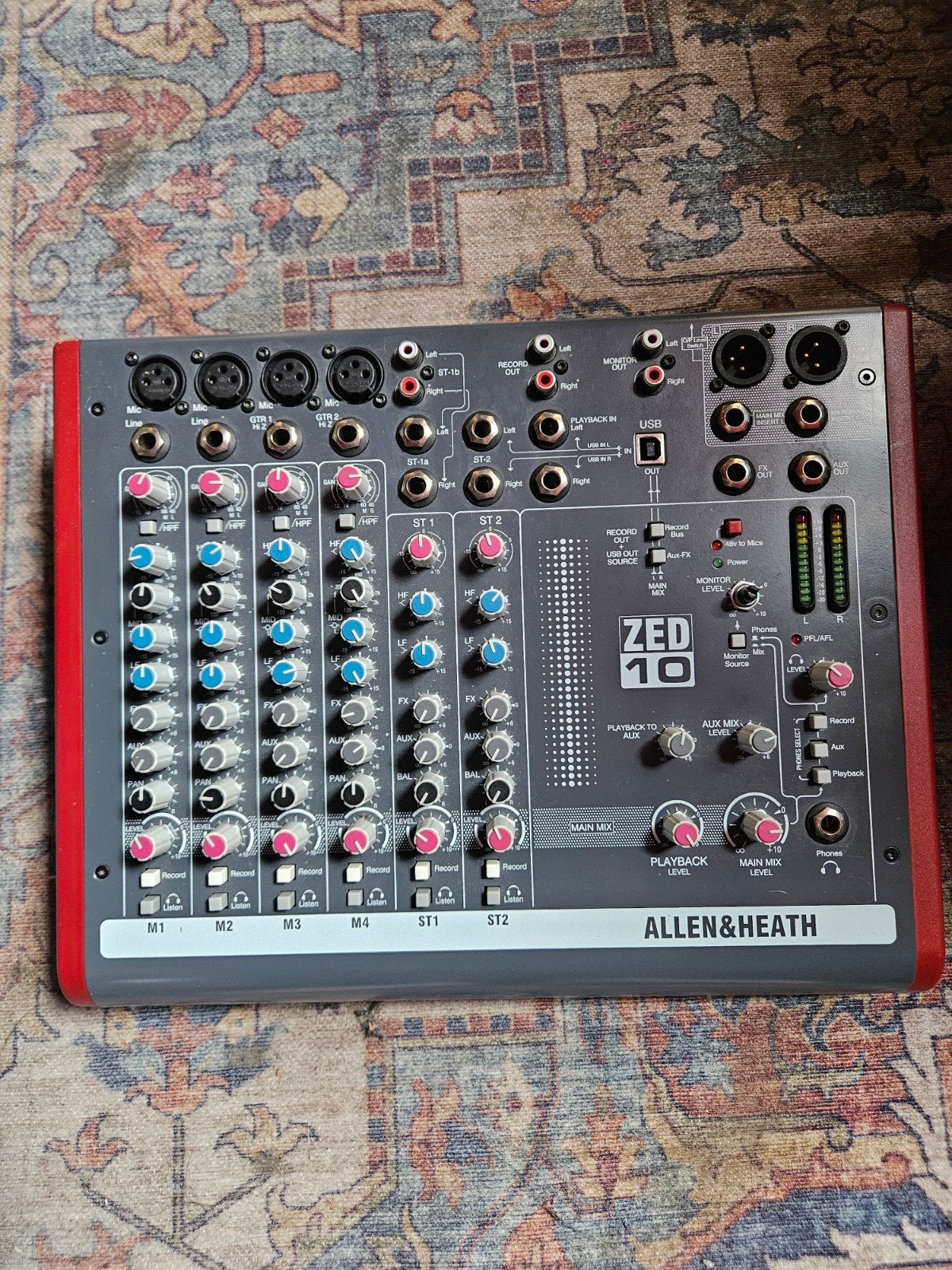 Allen & Heath ZED-10 Compacte Mixer LEES, Muziek en Instrumenten, Mengpanelen, Ophalen of Verzenden, Gebruikt, 5 tot 10 kanalen