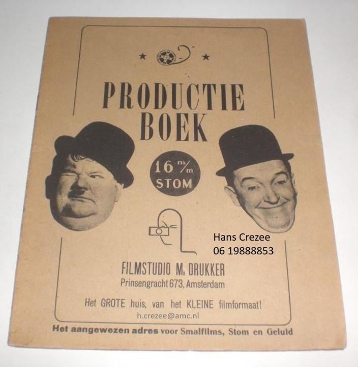 zoek oud catalogus productieboek boek filmstudio max drukker, Gelezen, Max Drukker, Ophalen of Verzenden, Catalogus