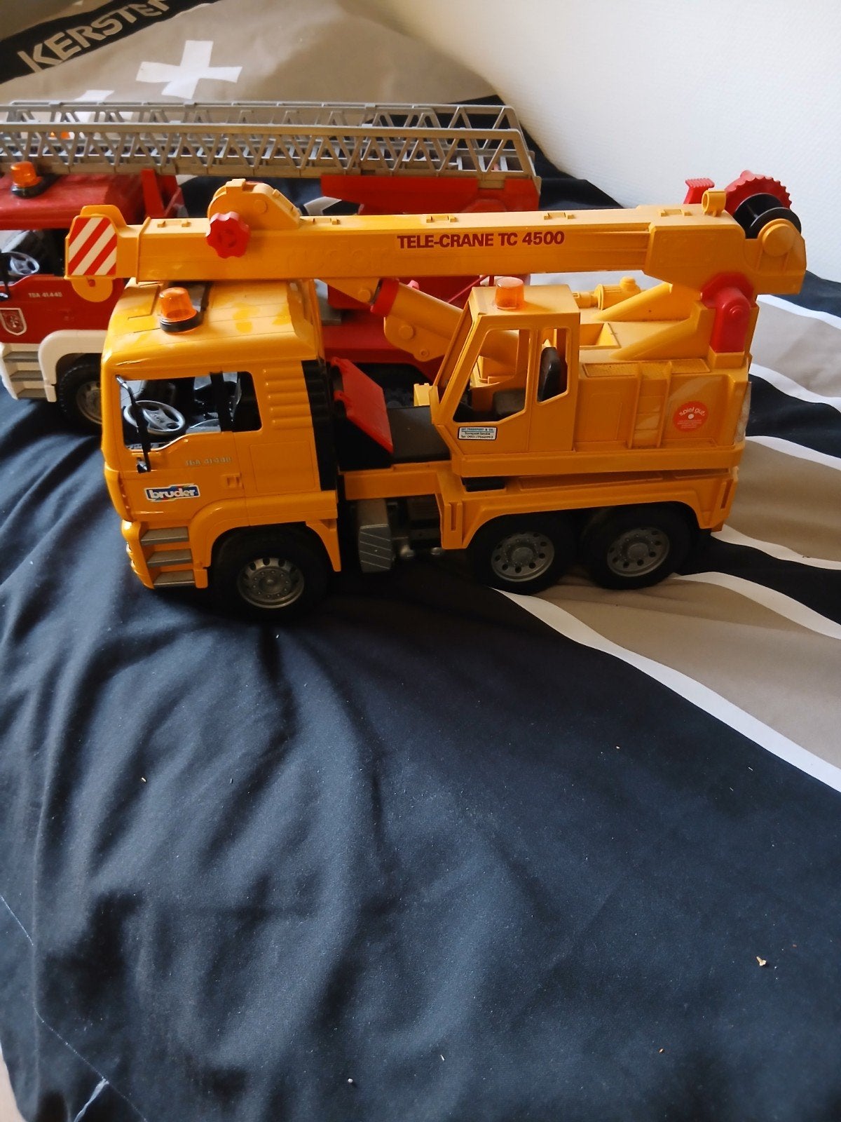 Bruder Speelgoed Vrachtwagens: Kraanwagen & Brandweerwagen, Kinderen en Baby's, Speelgoed | Speelgoedvoertuigen, Ophalen of Verzenden
