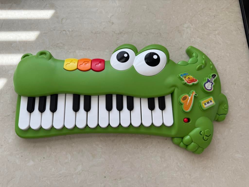 Kinder keyboard krokodil, Ophalen, Zo goed als nieuw, Overige aantallen, Overige merken