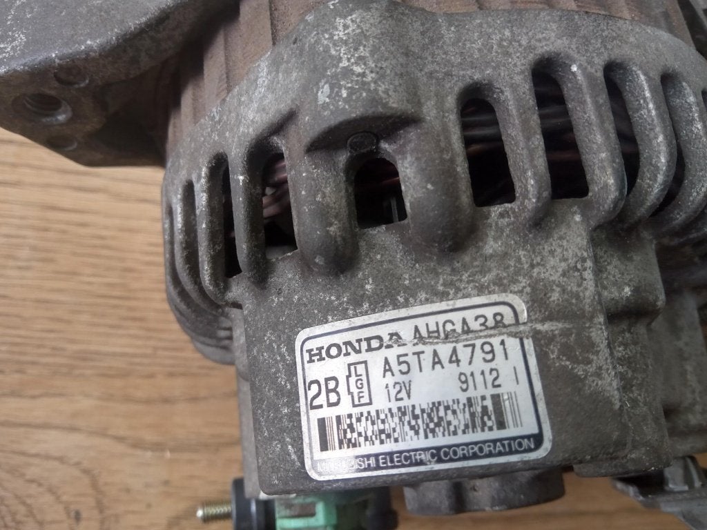 Dynamo Honda AHGA38 A5TA4791 12V O.A. EK/EJ CIVIC, Gebruikt, Honda