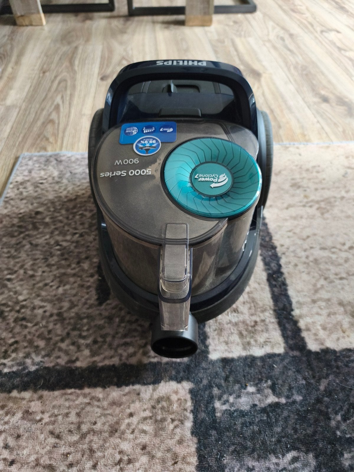 Philips PowerCyclone 5000 Series 900W, Gebruikt, Philips, Ophalen of Verzenden, Sledestofzuiger