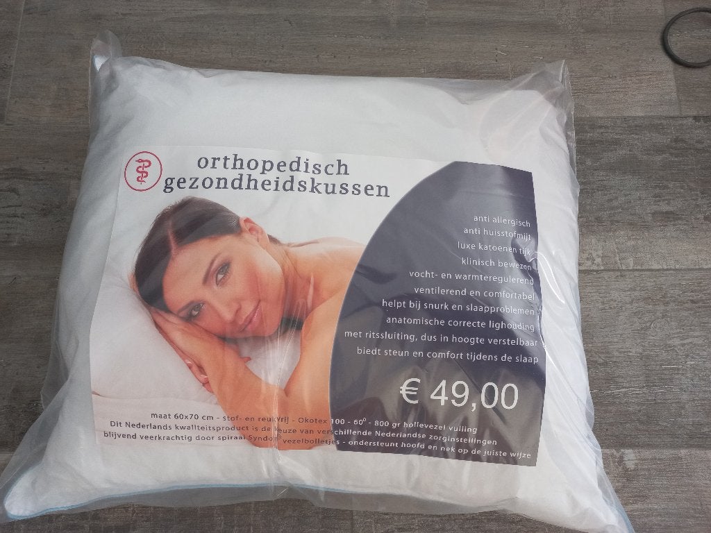 Medisch nieuw ortopedisch gezondheids kussen 60 x 70, Ophalen of Verzenden, Nieuw