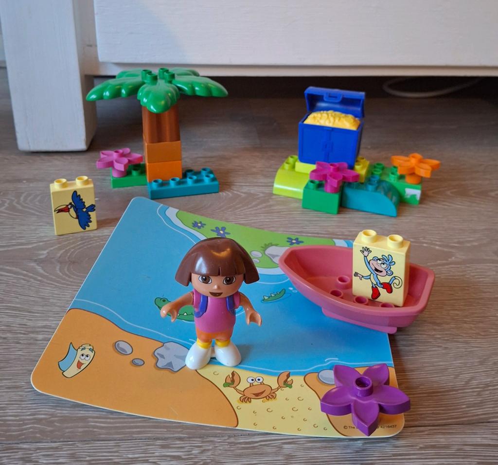 Dora's schateiland - complete set 7330, Ophalen of Verzenden, Zo goed als nieuw, Duplo