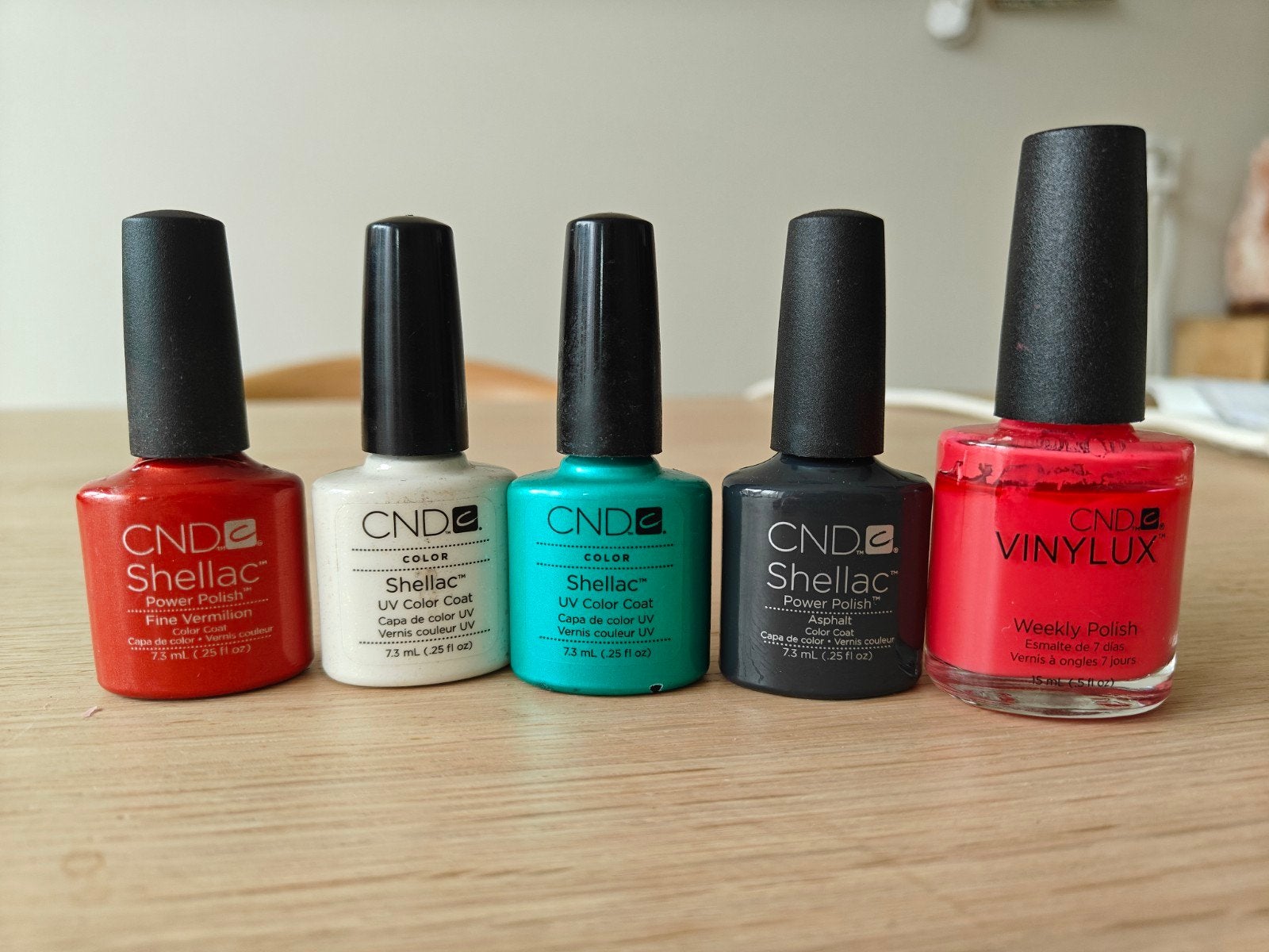 CND gellak diverse kleuren, Ophalen of Verzenden, Gebruikt, Overige kleuren, Handen en Nagels