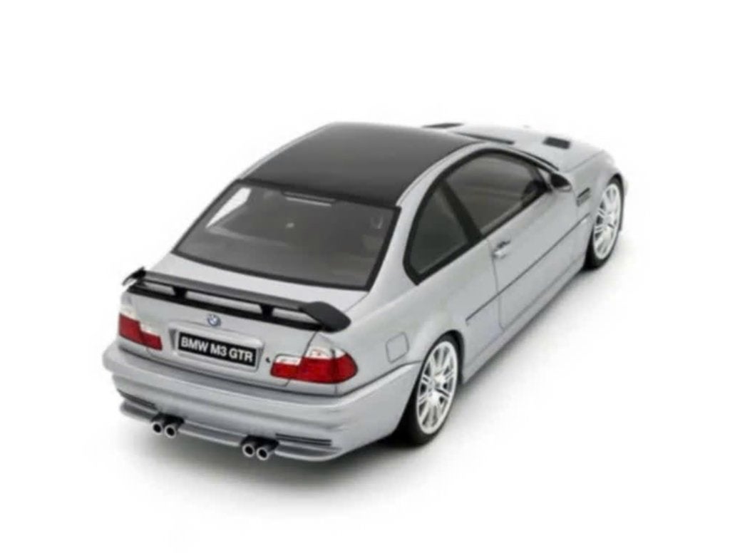 BMW E46 M3 GTR Zilver Metallic 2001 OTTO MOBILE 1/18 OT1128, Verzenden, Nieuw, Auto, OttOMobile