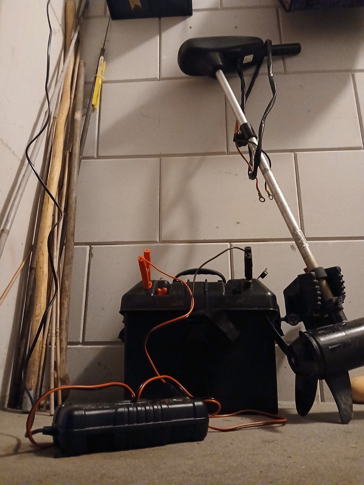 Te koop boot accu voor el motor, Ophalen, Nieuw