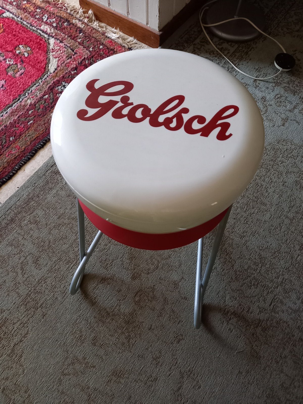 Grolsch bijzet beugeldop tafeltje, Ophalen of Verzenden, Zo goed als nieuw, Overige typen, Grolsch