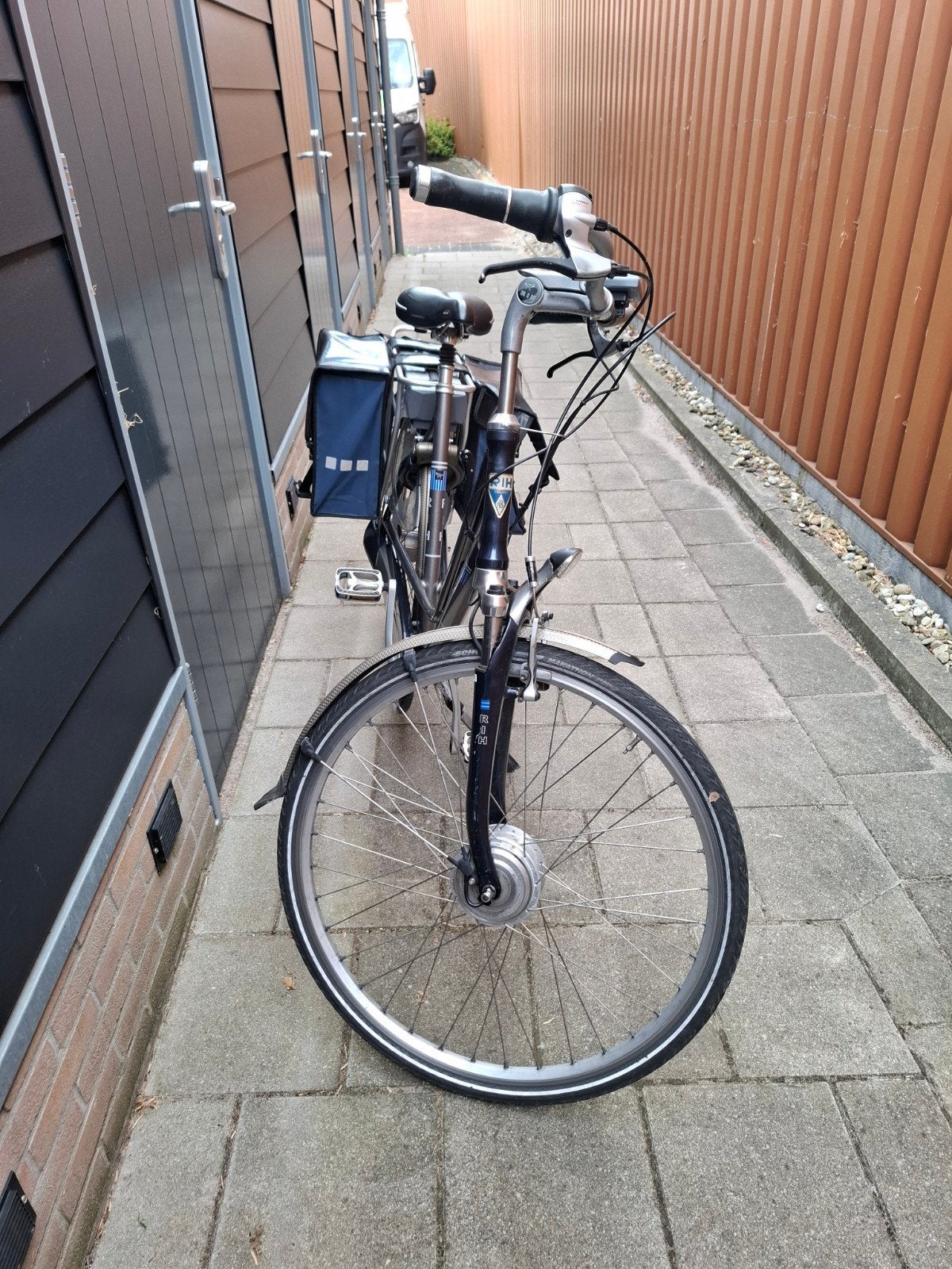 RIH Omega elektrische fiets met fietstassen en oplader, Overige merken, Gebruikt, Ophalen of Verzenden, 51 tot 55 cm