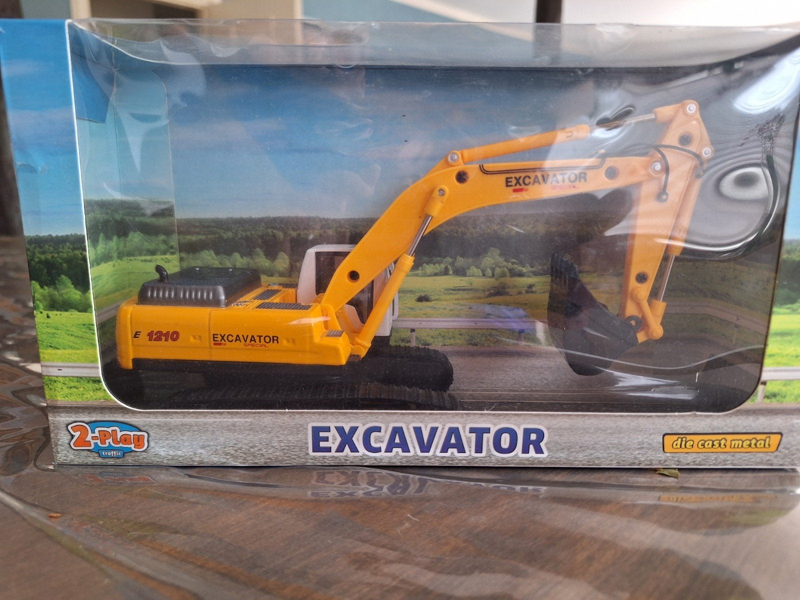 2 play excavator, graafmachine, Ophalen of Verzenden, Zo goed als nieuw