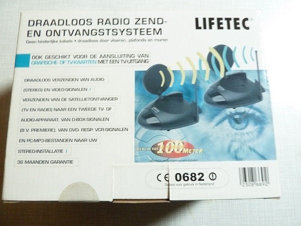 Draadloos radio zend- en ontvangstsysteem merk Lifetec, Ophalen of Verzenden, Nieuw, Zender en Ontvanger