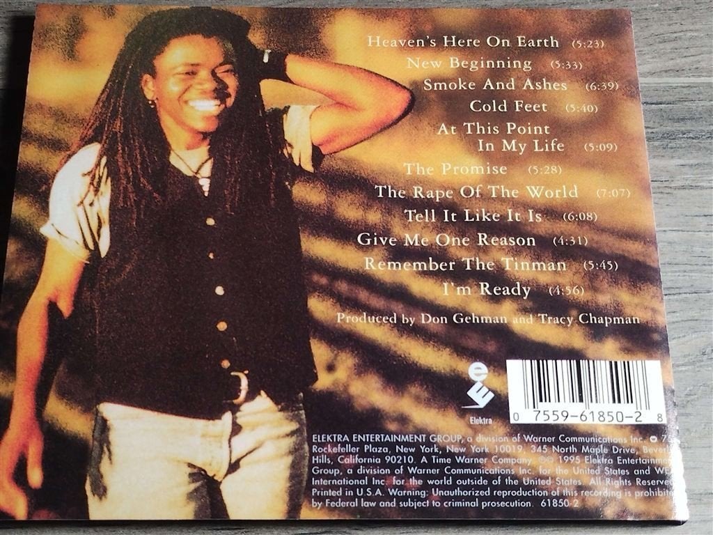 Tracy Chapman – New Beginning, Cd's en Dvd's, Ophalen of Verzenden, Zo goed als nieuw, Folk