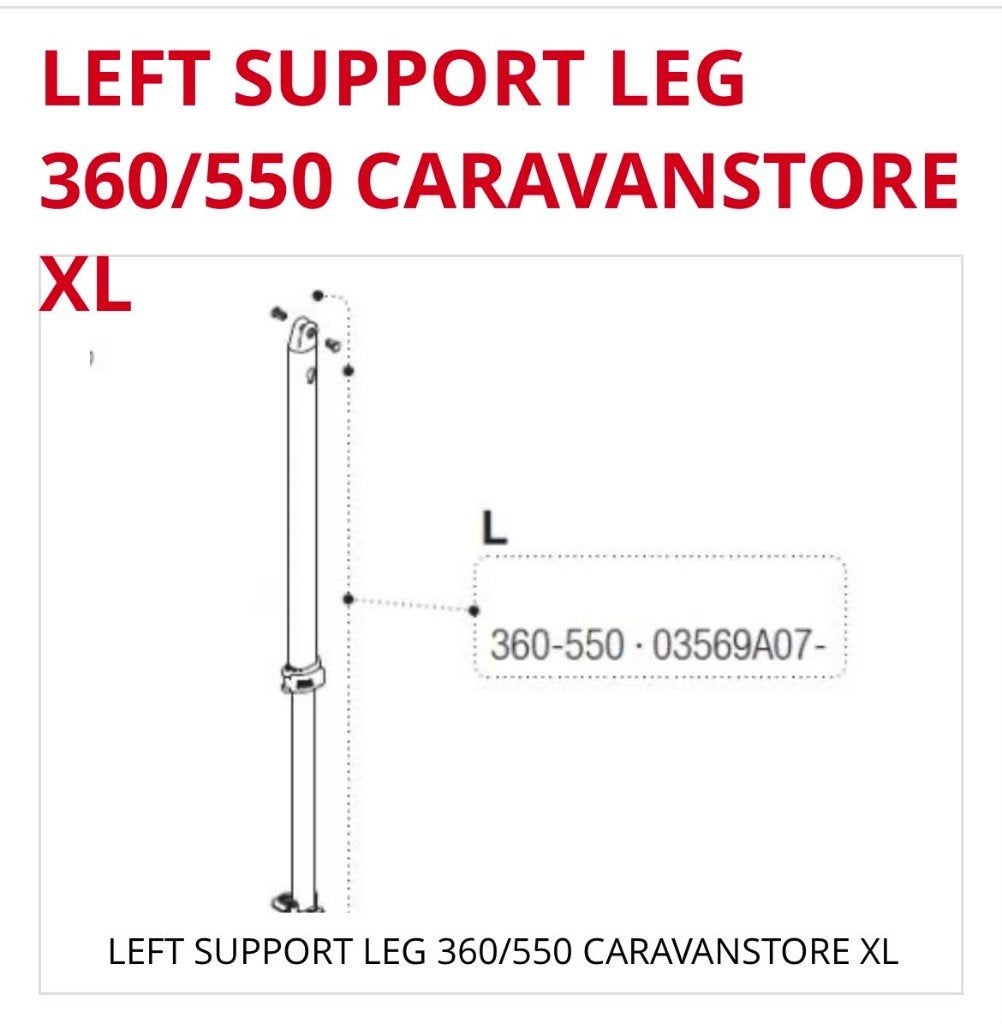 GEZOCHT Fiamma linker poot caravanstore XL, Ophalen, Gebruikt