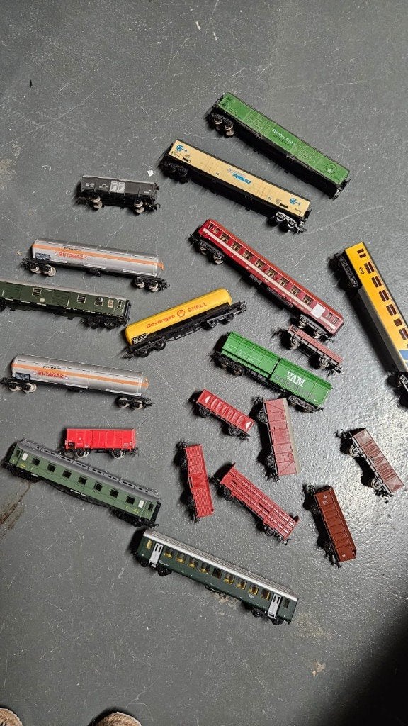 modeltreinwagons in H0-schaal, -, Gelijkstroom of Wisselstroom, Brug, Tunnel of Gebouw, -