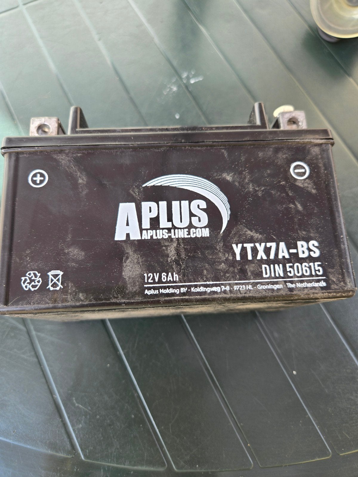 Scooter accu Aplus YTX7A-BS 12V 6Ah (leeg), Ophalen of Verzenden, Gebruikt, Overige typen, Overige merken