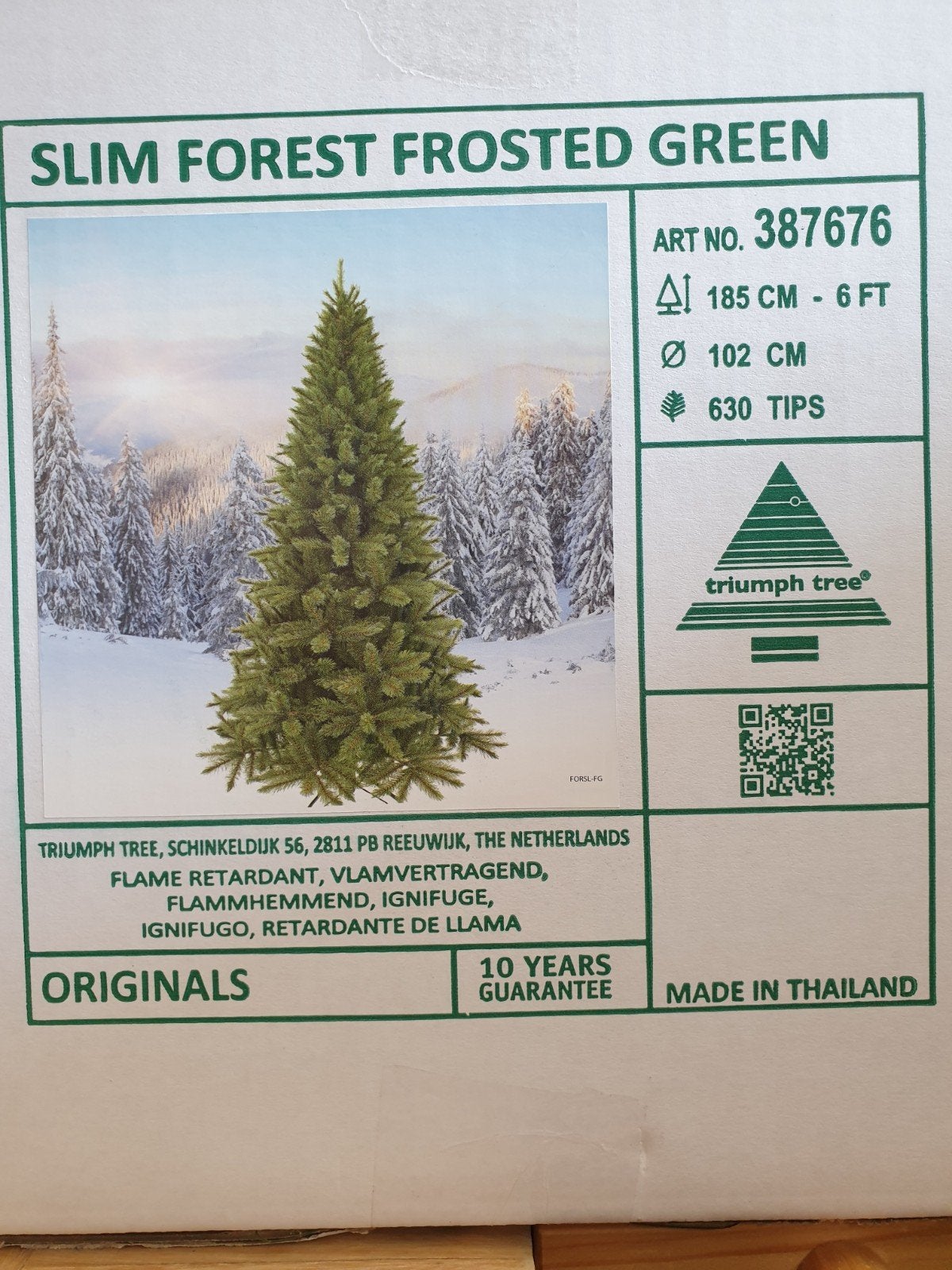 Kerstboom zonder verlichting, Diversen, Kerst, Ophalen, Zo goed als nieuw