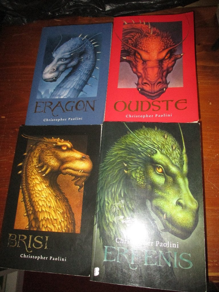 Eragon serie: Het Erfgoed, delen 1, 2, 3, 4. C. Paolini, Boeken, Ophalen of Verzenden, Gelezen, Christopher Paolini