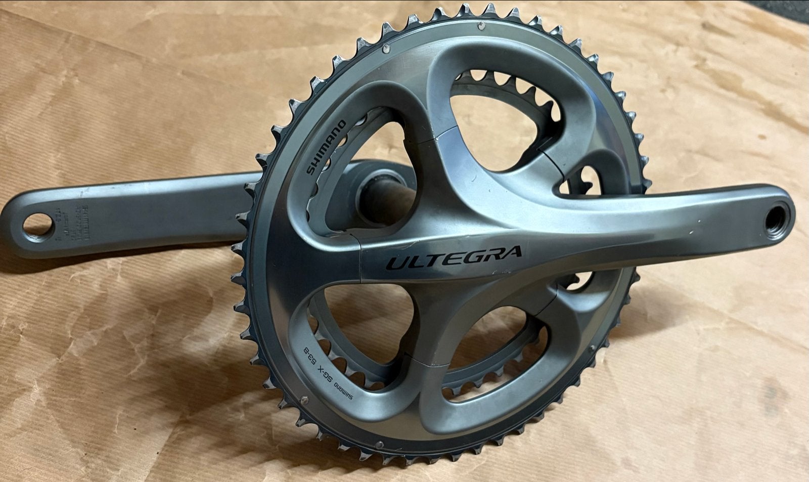 Shimano Ultegra FC-6700 Crankstel 53-39T 172.5mm, Crankstel of Pedalen, Gebruikt, Ophalen of Verzenden, Aluminium