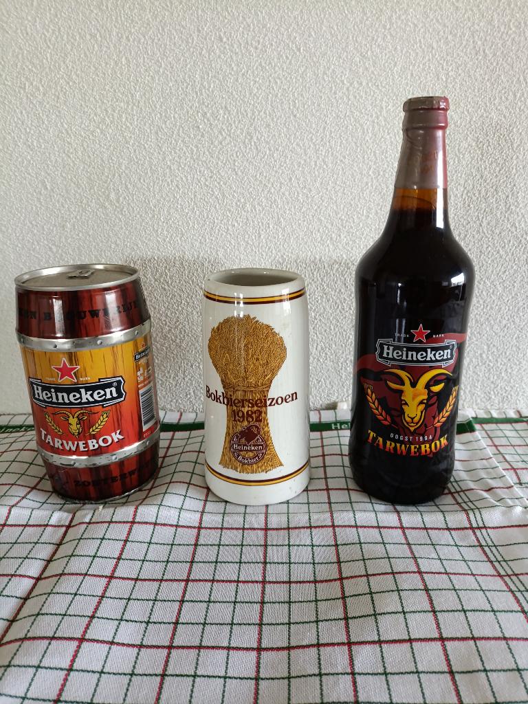 heineken bokbier, Ophalen of Verzenden, Gebruikt, Flesje(s), Heineken