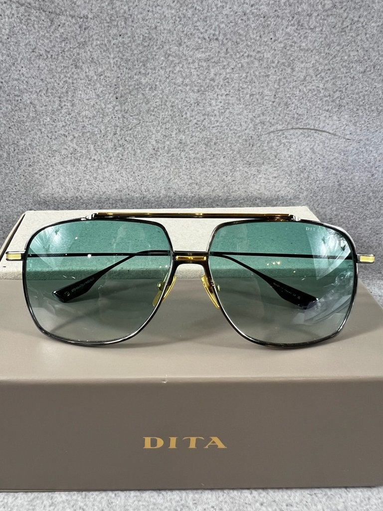 Zonnebril Dita ALKAMX DTS100 In hoes met doos | 377005, Overige merken, Gebruikt, Zonnebril, Zwart