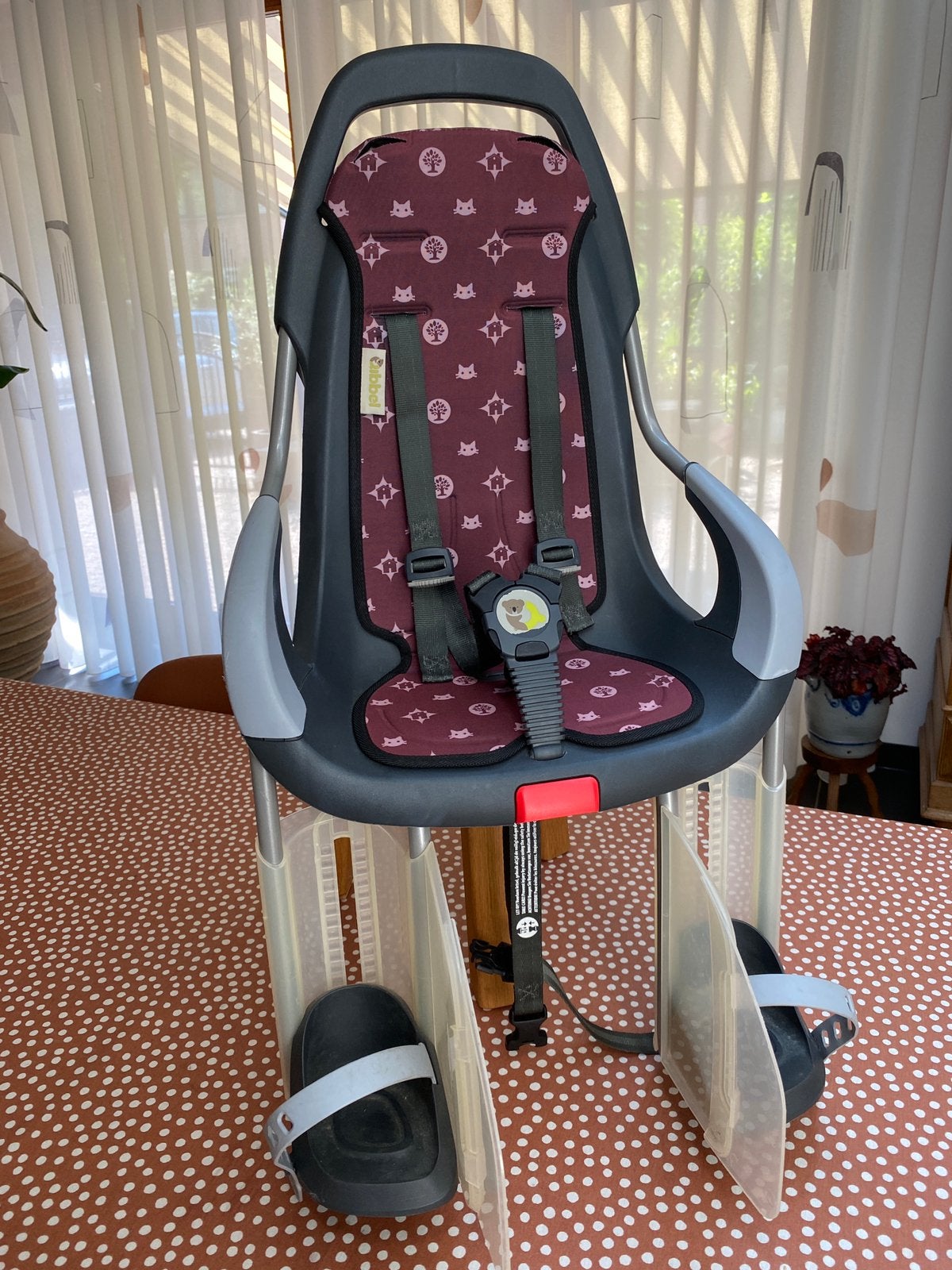 Qibbel fietsstoelje, Fietsen en Brommers, Ophalen, Achterzitje, 9 t/m 18 kg, Gebruikt