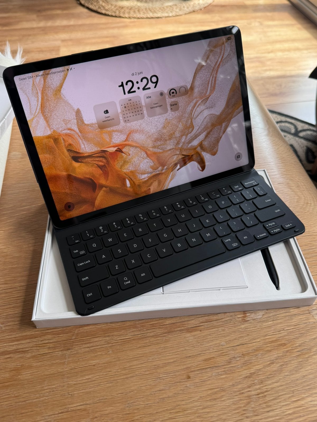 Samsung Galaxy Tab S8 WiFi + 5G (256GB) + Toetsenbord & pen, Computers en Software, Android Tablets, Samsung, Samsung galaxy Tab S8