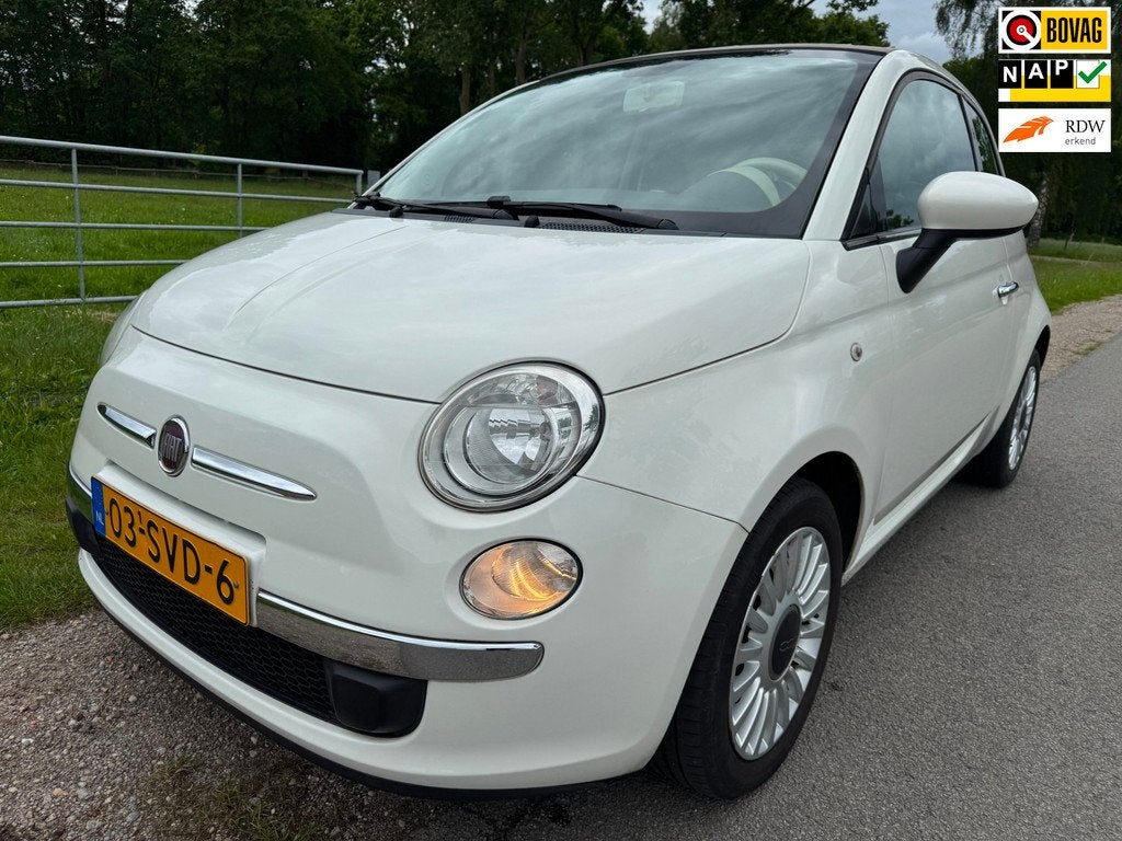 Fiat 500C 0.9 TwinAir by Gucci met leder en airco, Auto's, Fiat, Euro 5, 86 pk, Gebruikt, 31 €/maand