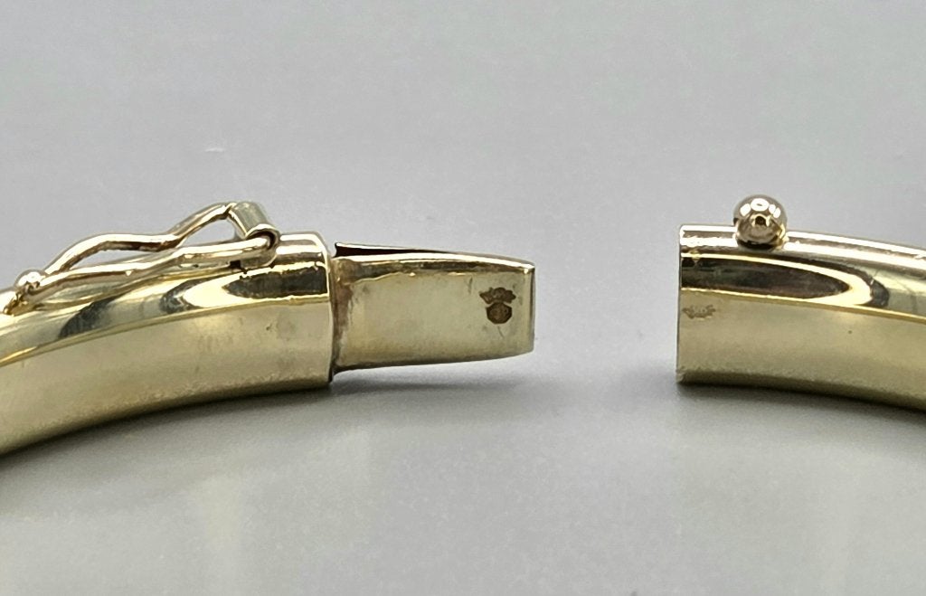 Gouden classic bangle/slavenarmband. 2026/682.  20.2 Gram., ., Ophalen of Verzenden, Zo goed als nieuw, .