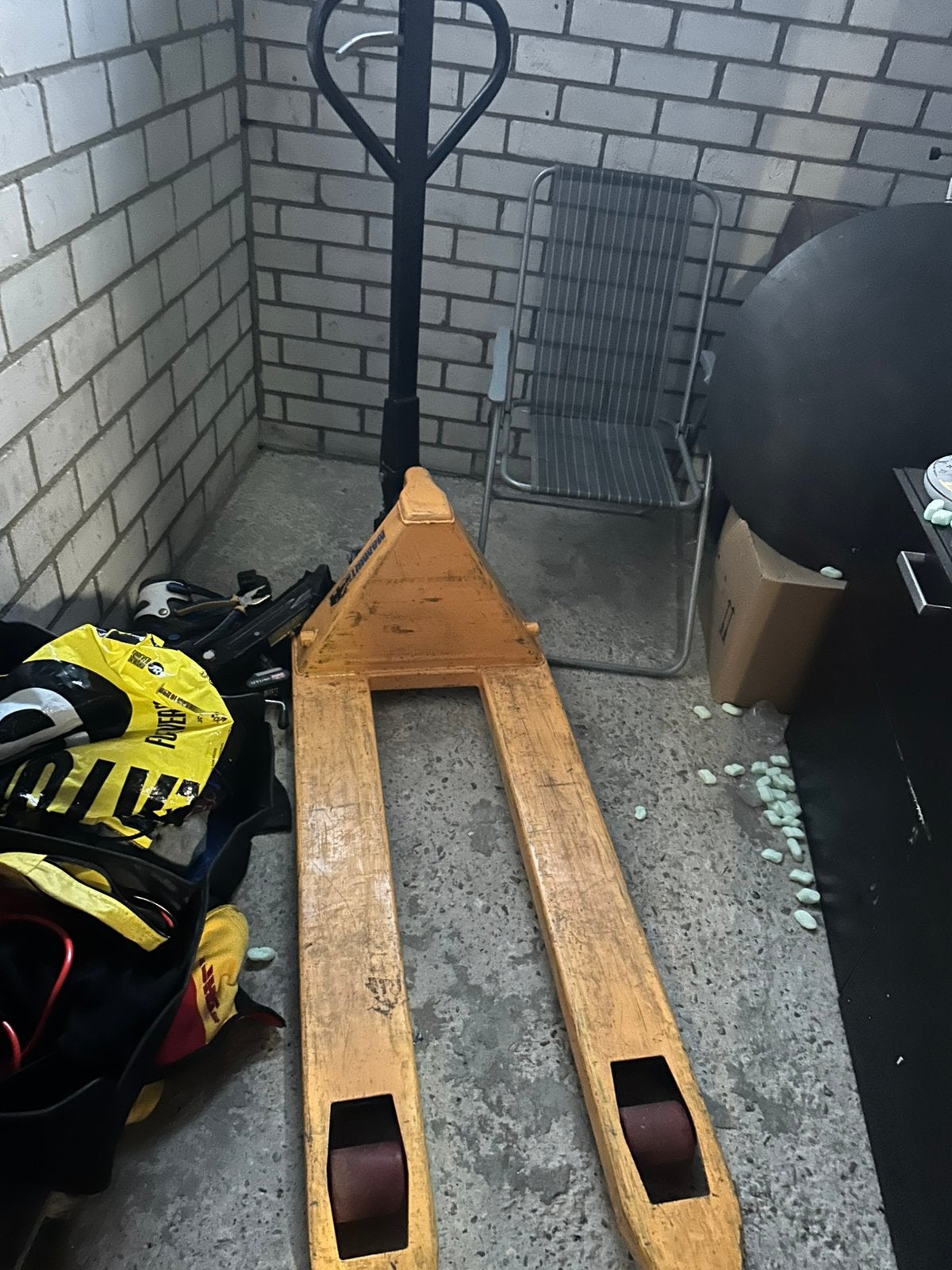 goed werkende pompwagen met steekwagen, Ophalen of Verzenden, Zo goed als nieuw